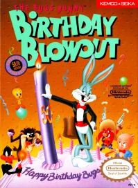NES - The Bugs Bunny Birthday Blowout Box Art Front