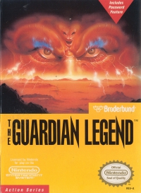 NES - The Guardian Legend Box Art Front