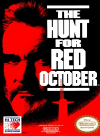 NES - The Hunt for Red October Box Art Front