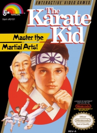 NES - The Karate Kid Box Art Front
