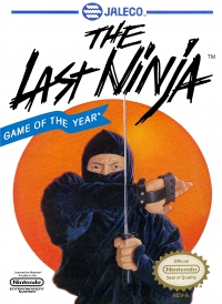 NES - The Last Ninja Box Art Front