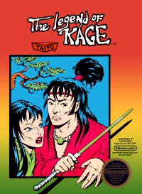 NES - The Legend of Kage Box Art Front