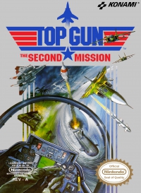 NES - Top Gun The Second Mission Box Art Front