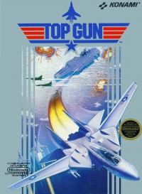 NES - Top Gun Box Art Front