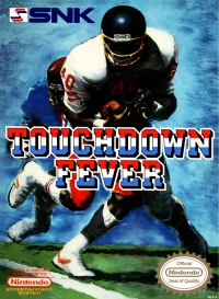 NES - Touch Down Fever Box Art Front