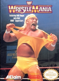 NES - WWF WrestleMania Box Art Front