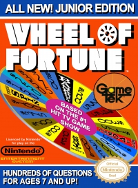 NES - Wheel of Fortune Junior Edition Box Art Front