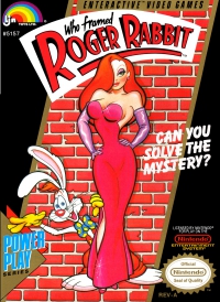 NES - Who Framed Roger Rabbit Box Art Front