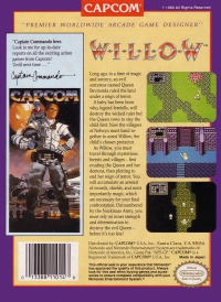 NES - Willow Box Art Back