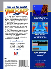 NES - World Games Box Art Back