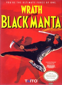 NES - Wrath of the Black Manta Box Art Front
