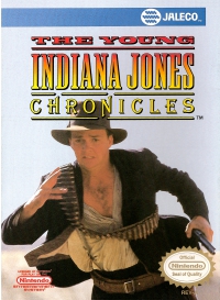 NES - Young Indiana Jones Chronicles Box Art Front