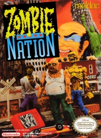 NES - Zombie Nation Box Art Front