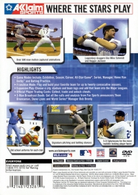 PS2 - All Star Baseball 2003 Box Art Back