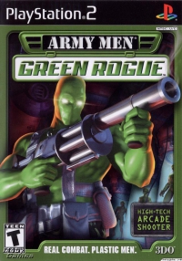 PS2 - Army Men Green Rogue Box Art Front