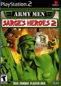 PS2 - Army Men Sarge's Heroes 2 Box Art Front