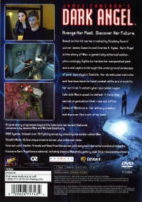 PS2 - Dark Angel Box Art Back