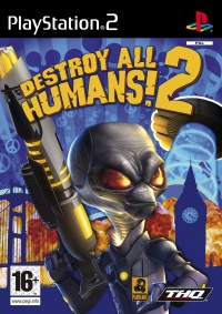 PS2 - Destroy All Humans 2 Box Art Front