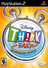PS2 - Disney Think Fast Box Art Front