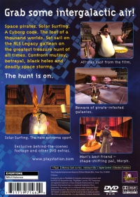 PS2 - Disney's Treasure Planet Box Art Back