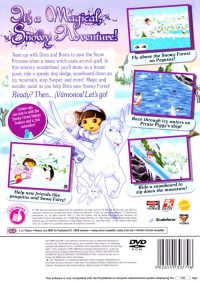 PS2 - Dora Saves the Snow Princess Box Art Back
