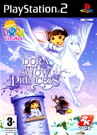 PS2 - Dora Saves the Snow Princess Box Art Front