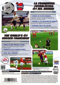 PS2 - FIFA Soccer 2003 Box Art Back
