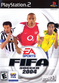 PS2 - FIFA Soccer 2004 Box Art Front