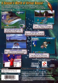 PS2 - Fisherman's Challenge Box Art Back