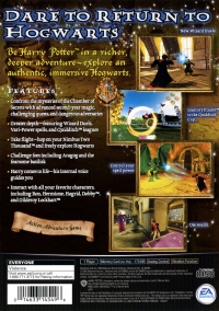 PS2 - Harry Potter and the Chamber of Secrets Box Art Back