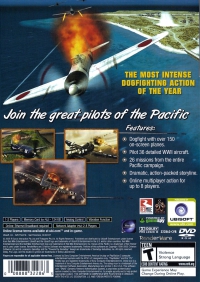 PS2 - Heroes of the Pacific Box Art Back