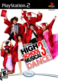 PS2 - High school Musical 3 dance senior year Box Art Front