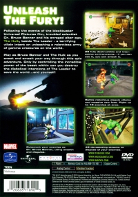 PS2 - Hulk Box Art Back