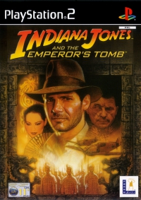 PS2 - Indiana Jones and the Emperor's Tomb Box Art Front