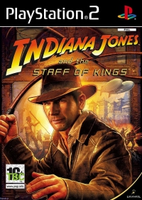 PS2 - Indiana Jones and the Staff of Kings Box Art Front