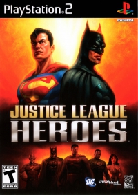 PS2 - Justice League Heroes Box Art Front
