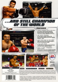 PS2 - Knockout Kings 2002 Box Art Back