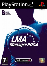 PS2 - LMA Manager 2004 Box Art Front