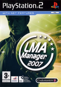 PS2 - LMA Manager 2007 Box Art Front