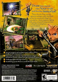 PS2 - Legend of Kay Box Art Back