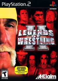 PS2 - Legends of Wrestling II Box Art Front