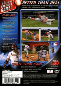 PS2 - MLB SlugFest 20 04 Box Art Back