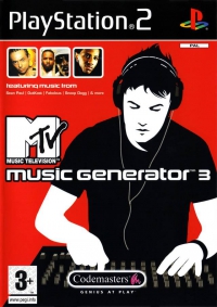 PS2 - MTV Music Generator 3 Box Art Front