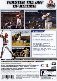 PS2 - MVP Baseball 2004 Box Art Back