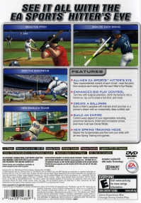 PS2 - MVP Baseball 2005 Box Art Back