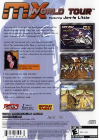 PS2 - MX World Tour Box Art Back