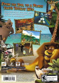PS2 - Madagascar Box Art Back