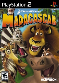 PS2 - Madagascar Box Art Front