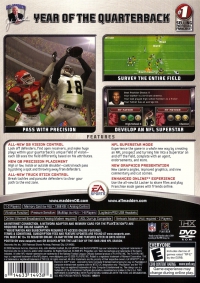 PS2 - Madden NFL 06 Box Art Back