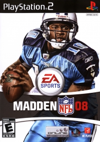 PS2 - Madden NFL 08 Box Art Front